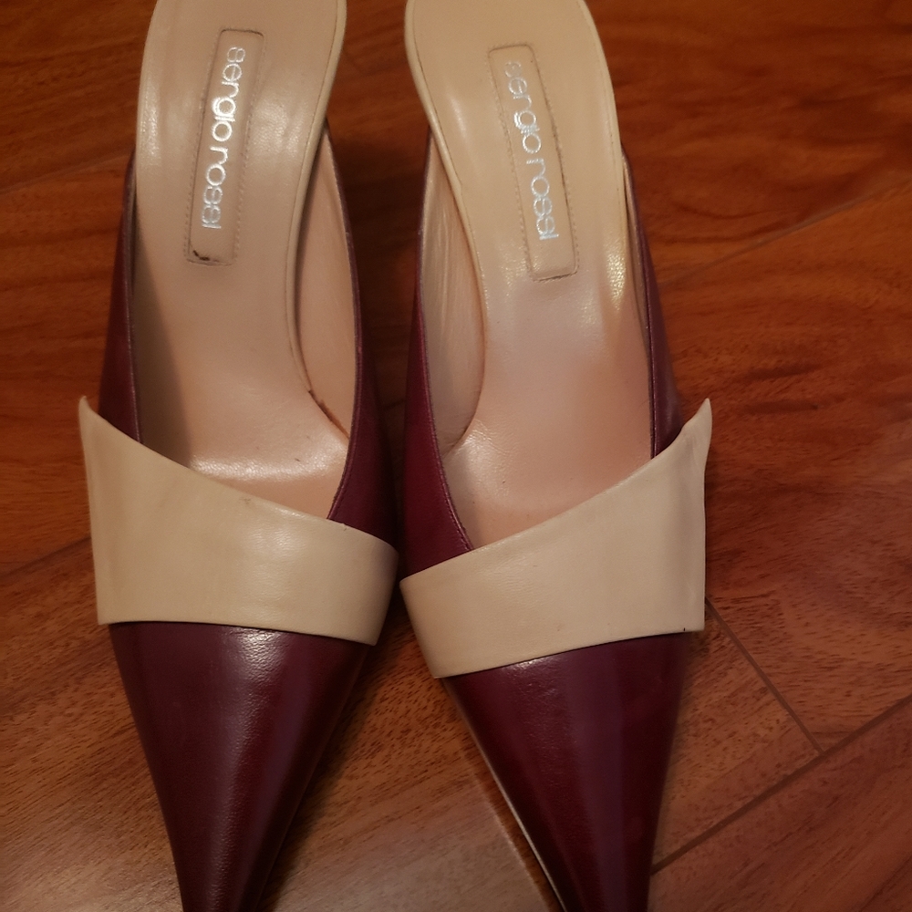 Sergio Rossi  leather, size 38 Never worn.